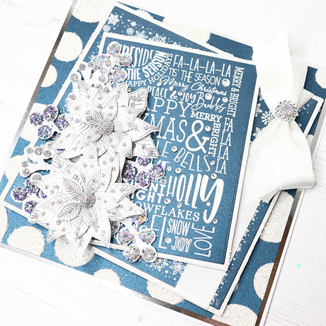 All about Christmas Navy and White Project by Glynis Bakewell