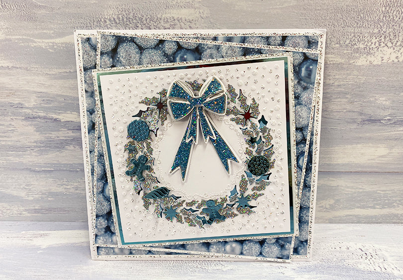 Build a Wreath Christmas Card Tutorial