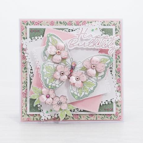 Grande Floral Butterfly - Beautiful Butterflies Card Tutorial