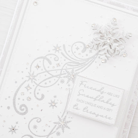 YouTube - Swirly Snowflake Flurry Stamping Cardmaking Project