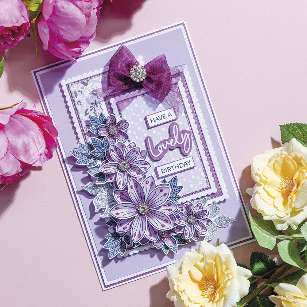 Have a Lovely Birthday - Flower Builder Collection Card Tutorial