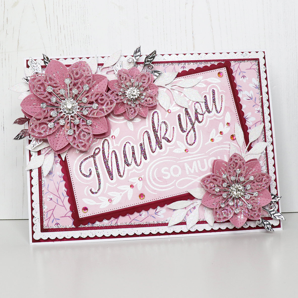 Thank You - Statement Sentiments Stamps Card Tutorial