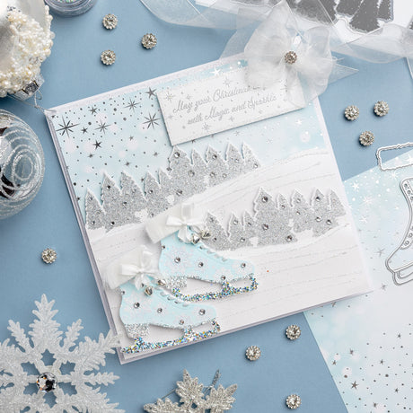 Icy Wonderland - Winter Wonderland Collection Card Tutorial with FREE Project Download Sheet