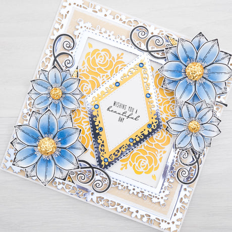 Wishing you a Beautiful Day - Blooming Frames Card Tutorial