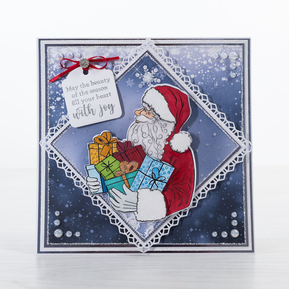 Looking Up - Santa's Workshop Card Tutorial