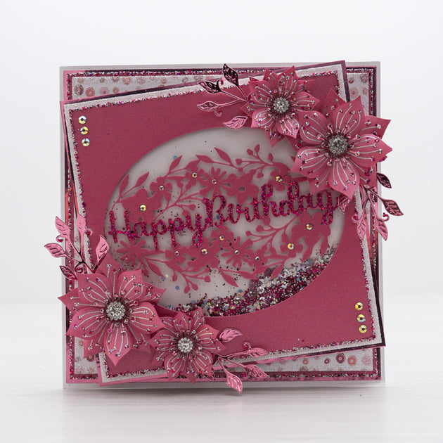 Azalea Happy Birthday Shaker - Flower Power Collection Card Tutorial ...