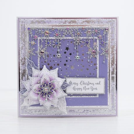 Crystal Snowflake Border Cardmaking Tutorial