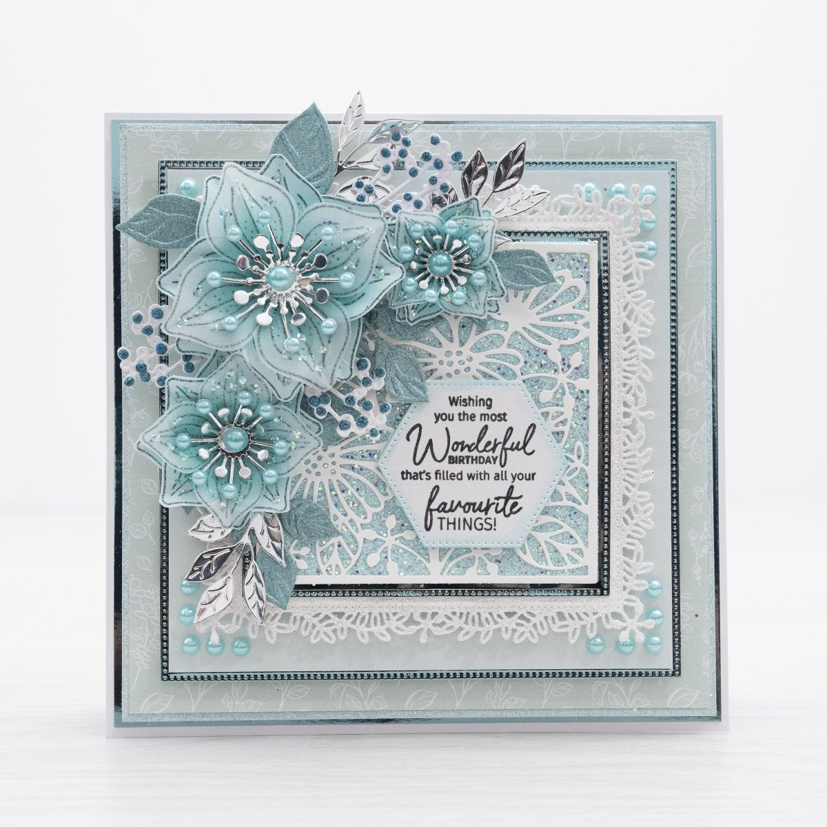 Wonderful Birthday - Leafy Lace Collection Card Tutorial