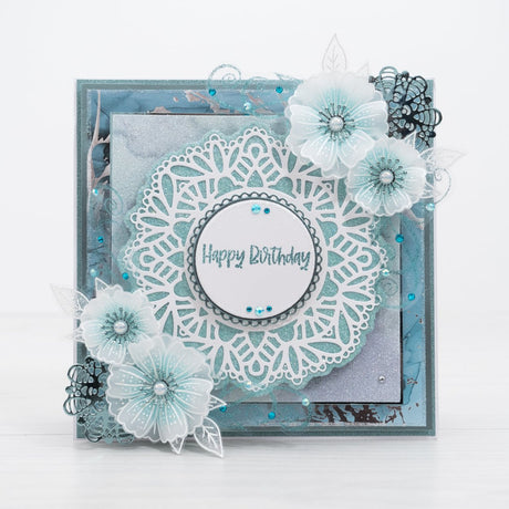 Teal Enchantment - Mandala Dies Card Tutorial