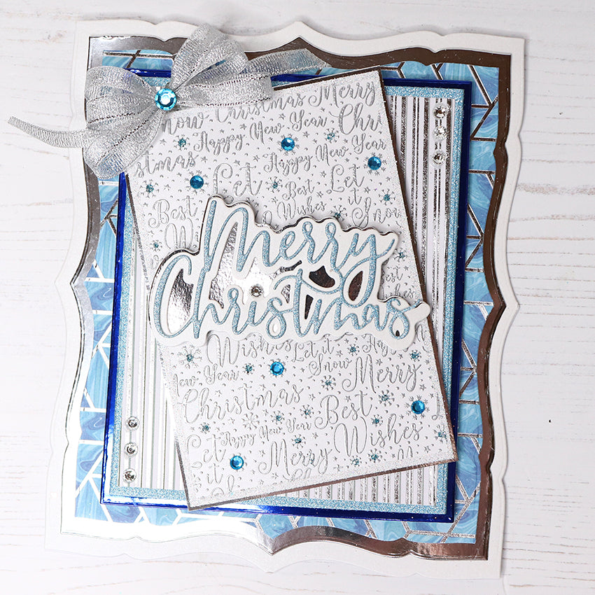 12 Projects of Christmas Day 7 - Merry Christmas Card by Rebecca Houghton