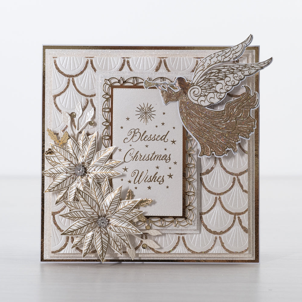 Blessed Christmas Wishes - Christmas Angel Cardmaking Tutorial