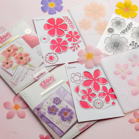 3D Embossing Folder, Die & Stamp Sets