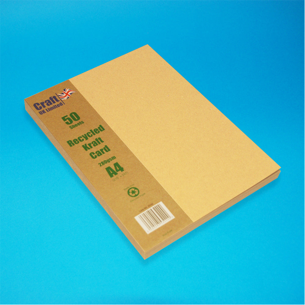 Carte Kraft A4 Craft UK - 50 feuilles