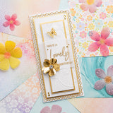 Chloe's Creative Cards 8x8 Trellis & Swirl Embossing Folders & DL Die Sets - I NEED IT ALL