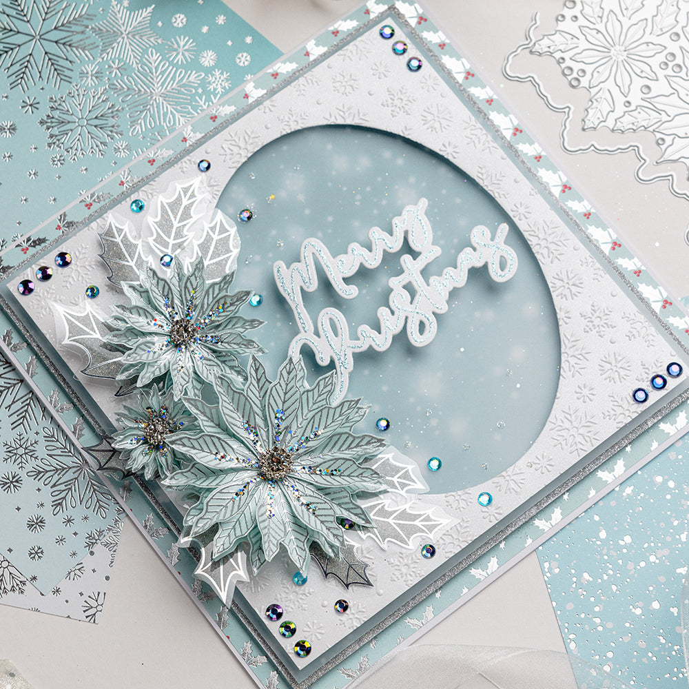 Chloe's Creative Cards Die & Stamp - Handwritten Merry Christmas