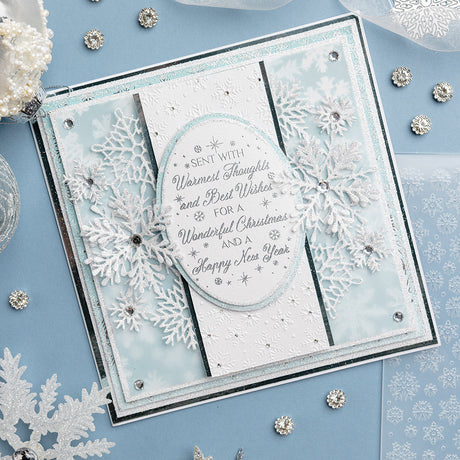 Chloe's Creative Cards Metal Die Set - On the Edge Snowflake Border