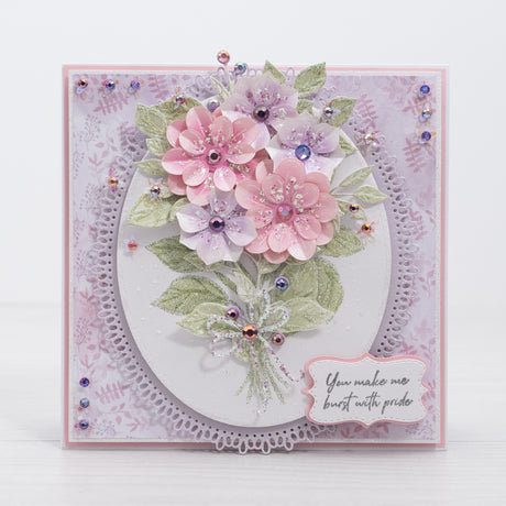 Chloes Creative Cards Metal Die Set - Beautiful Bouquet Foliage