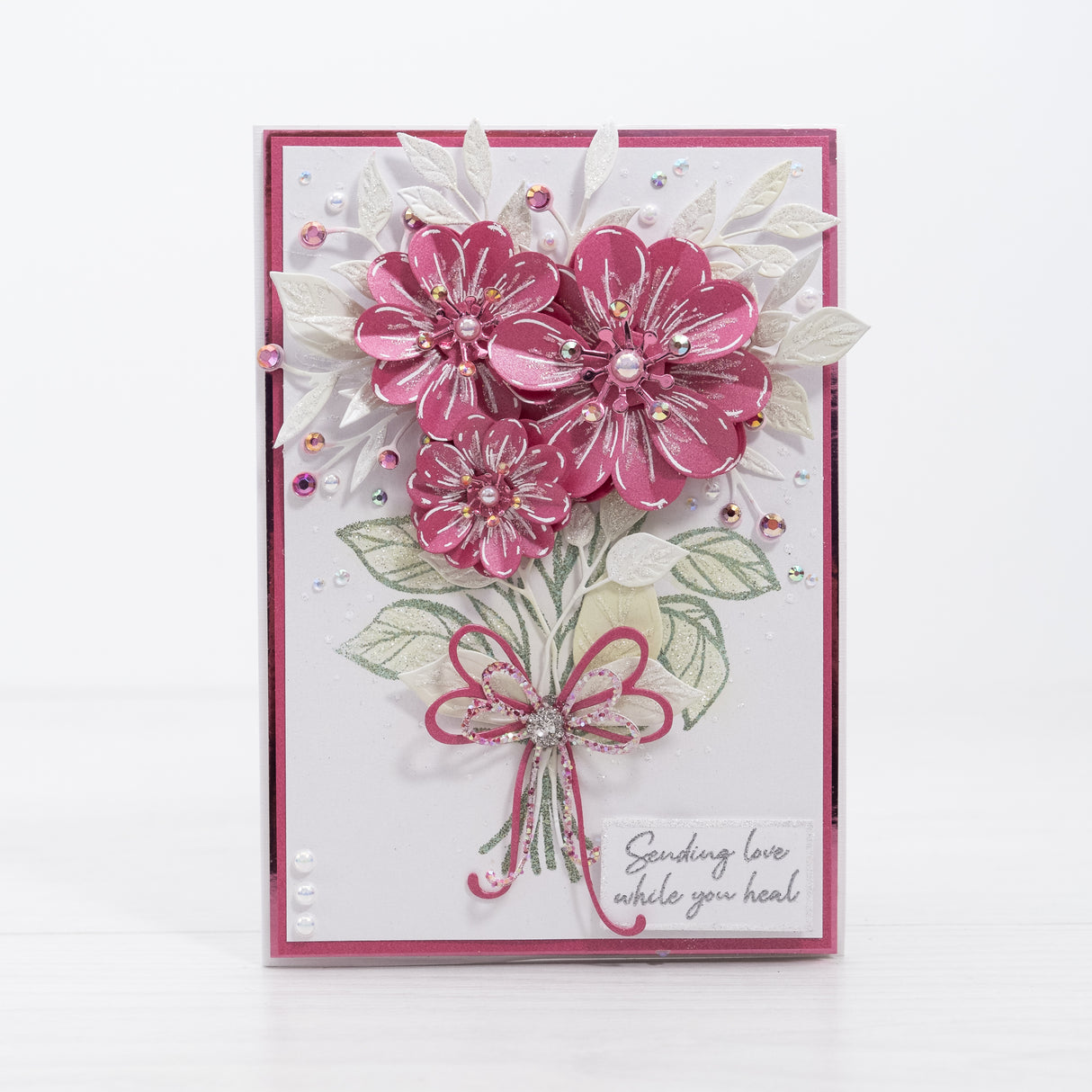 Chloes Creative Cards Die & Stamp Set - Beautiful Bouquet Bloom