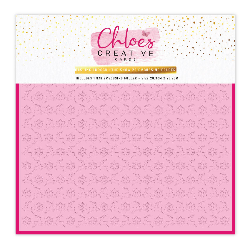 Chloe's Creative Cards 8x8 Embossing Folder Bundle - I NEED THEM ALL Christmas