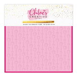 Chloe's Creative Cards - 8x8" 2D Embossing Folder - Star Background