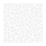 Chloe's Creative Cards - 8x8" 2D Embossing Folder - Swirly Snowflakes