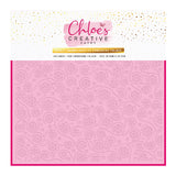 Chloe's Creative Cards - 8x8" 2D Embossing Folder - Swirly Snowflakes