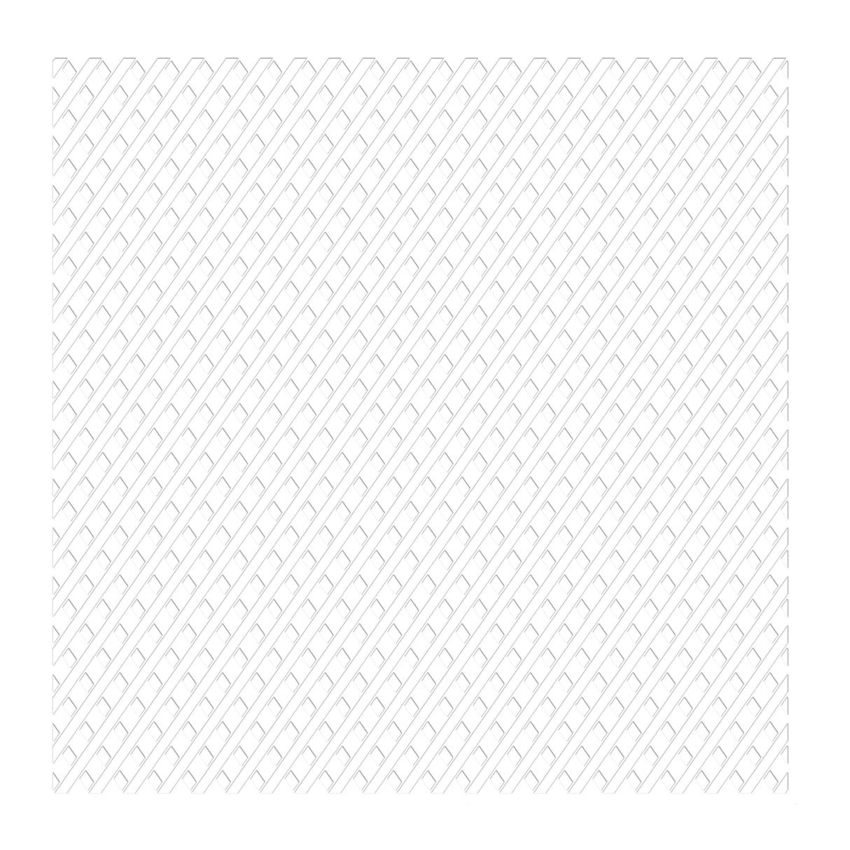 Chloe's Creative Cards - 8x8 2D Embossing Folder - Trellis Background