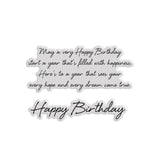 Chloe's Creative Cards Photopolymer Stamp Set (A7) - Birthday Verse 1