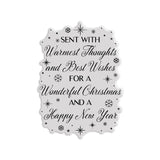 Chloe's Creative Cards Photopolymer Stamp Set (A7) - Warmest Thoughts and Best Wishes