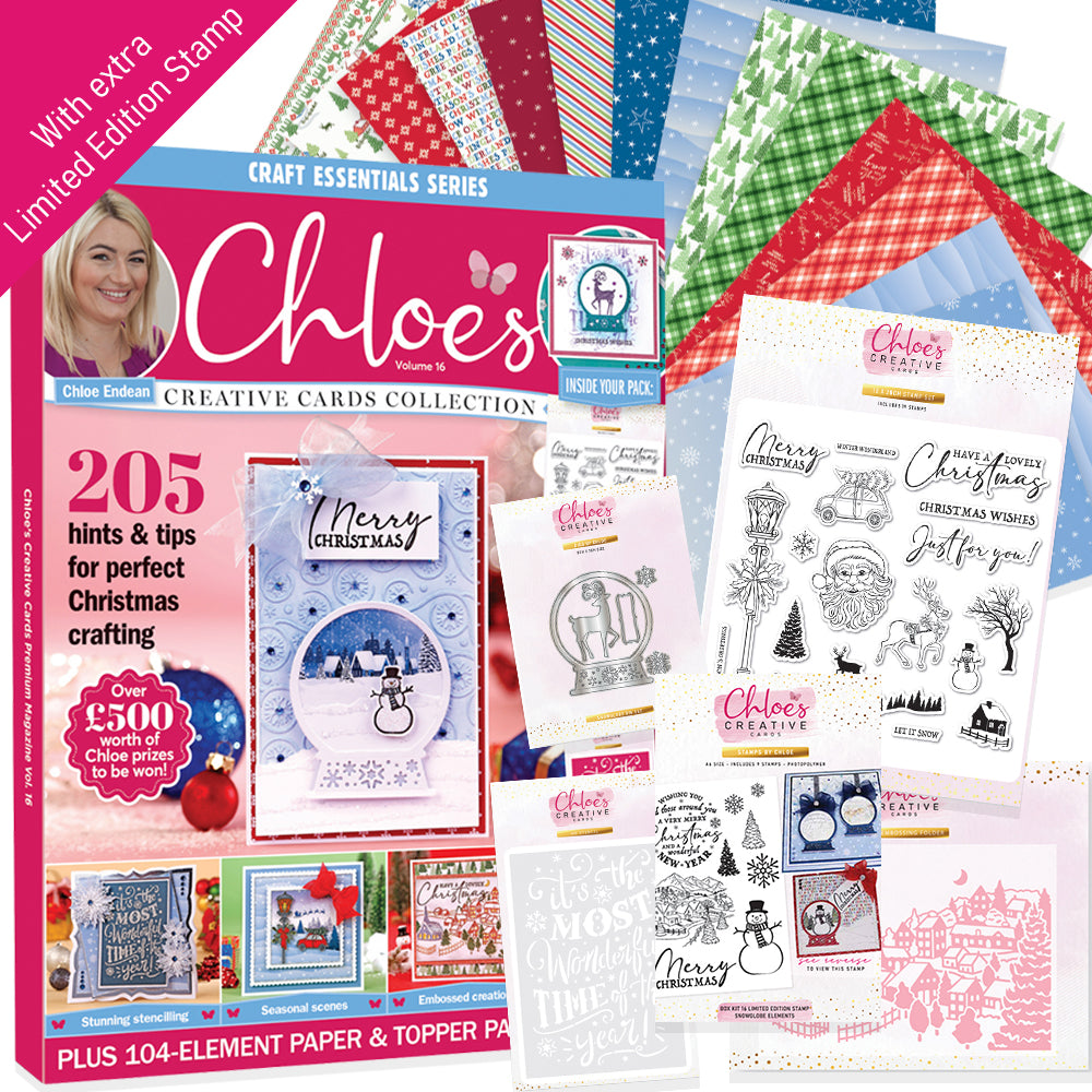 Chloes Creative Cards Box Kit 16 with Limited Edition Stamp