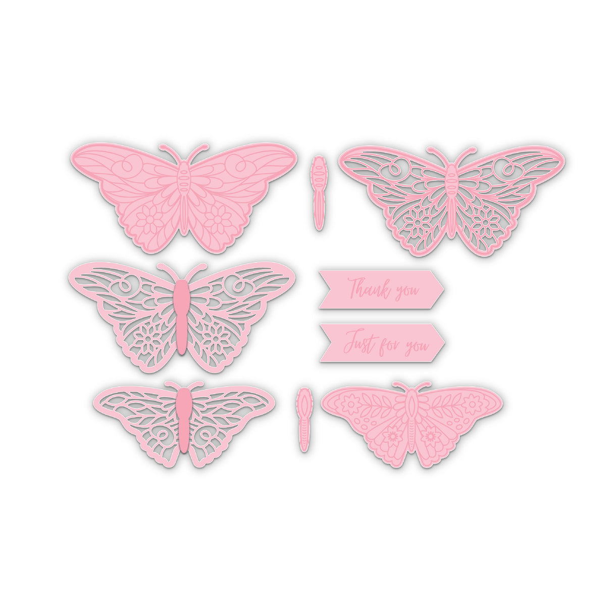 Chloes Creative Cards Die & Stamp Set - Butterfly Dreams