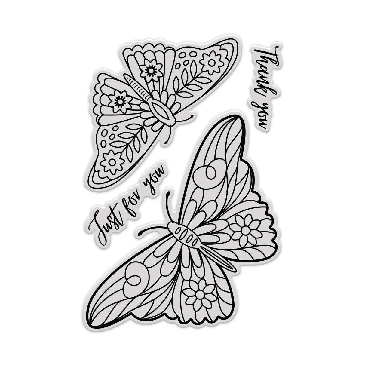 SAMPLE SALE - Butterfly Dreams - Stamp only