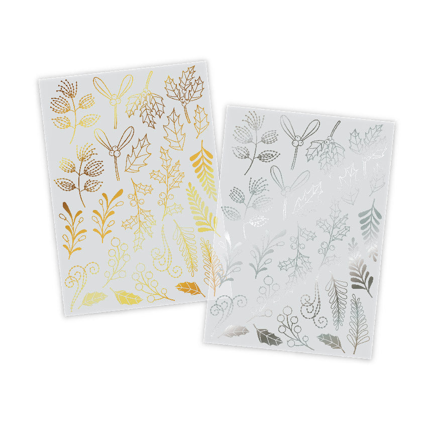 Chloe's Creative Cards Foiled Acetate - Festive Foliage