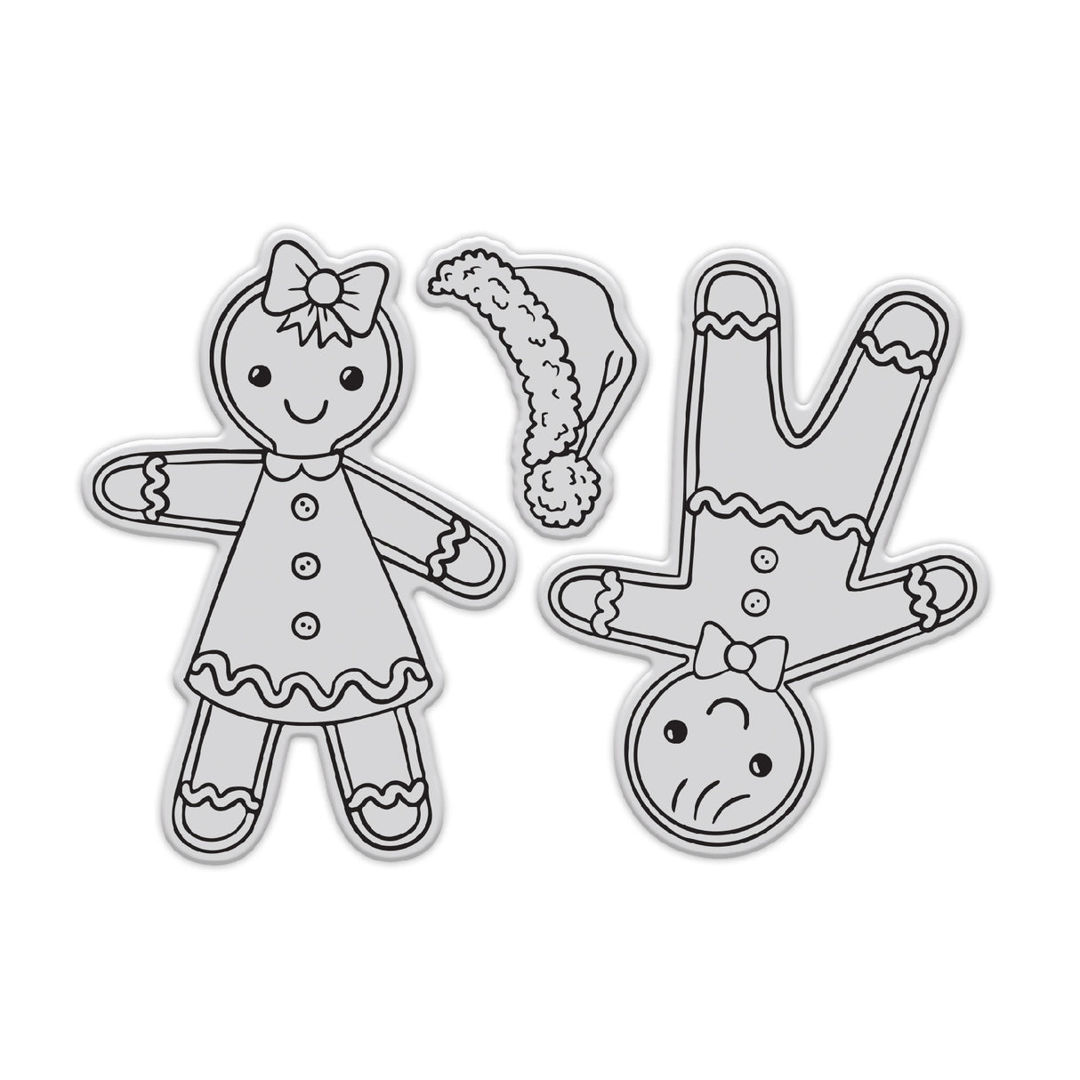 SAMPLE SALE -  Gingerbread People - Stamp only