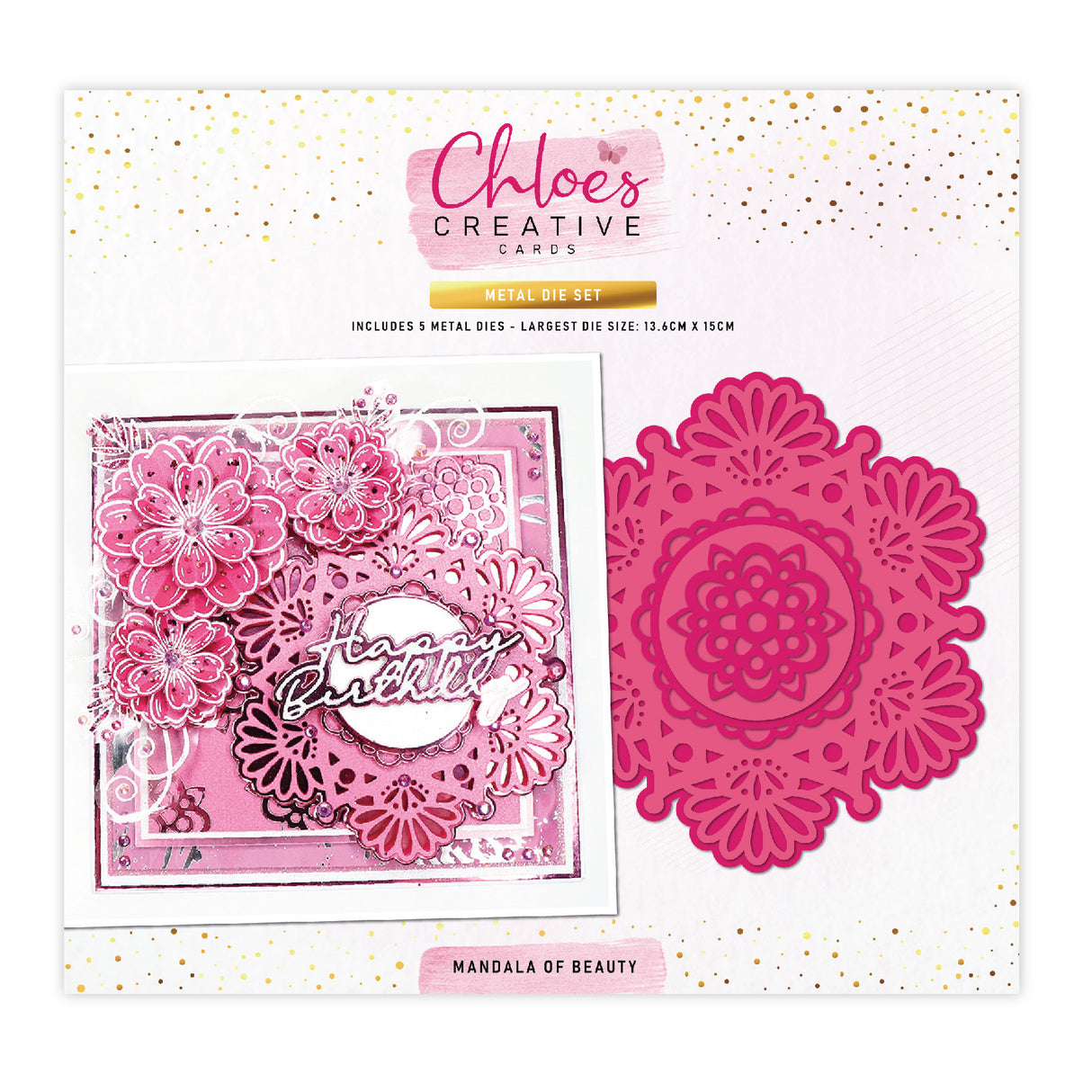 Chloes Creative Cards Mandala Metal Dies - I NEED THEM BOTH!