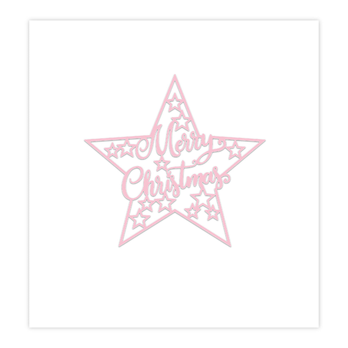 Chloes Creative Cards Metal Die Set - Merry Christmas Star