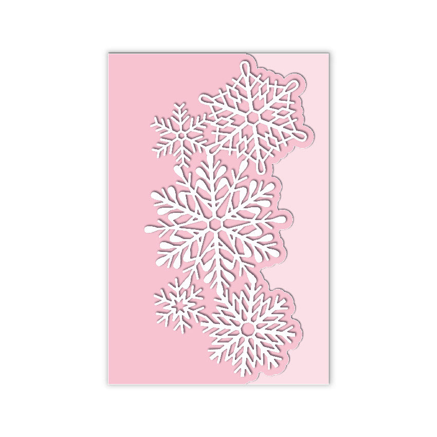 Chloe's Creative Cards Metal Die Set - On the Edge Snowflake Border