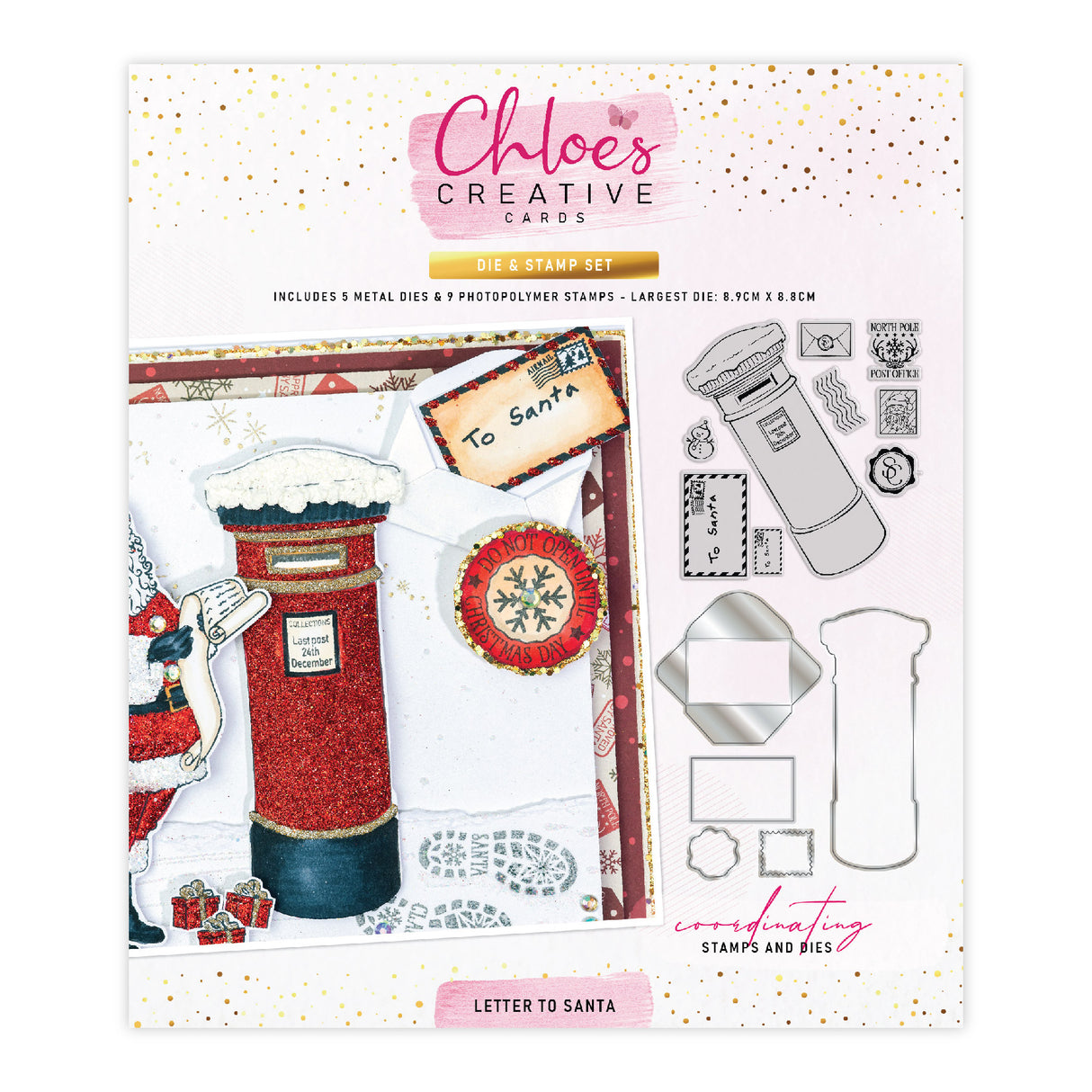 Chloe's Creative Cards Die & Stamp - Letter to Santa