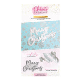 Chloe's Creative Cards Die & Stamp - Handwritten Merry Christmas