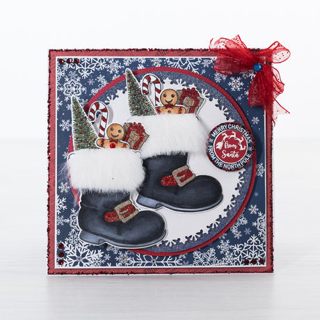 Chloe's Creative Cards Die & Stamp - Santas Boots