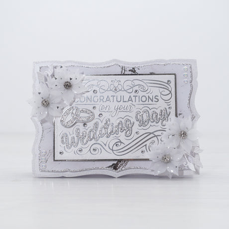 Chloes Creative Cards Photopolymer Stamp Set (A6) - Statement Sentiments Congratulations on your Wedding Day