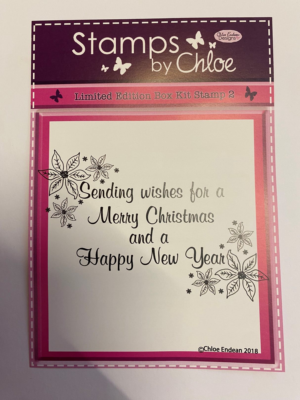 Chloes Creative Cards Photopolymer Stamp Set (A6) -  Merry Christmas Verse