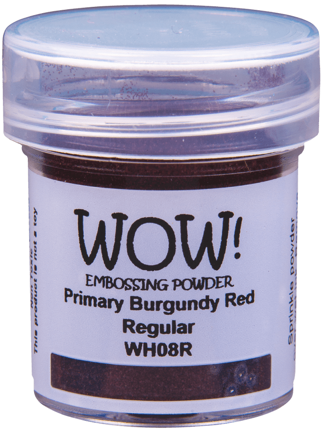 WOW Embossing Powder Primary Burgundy Red