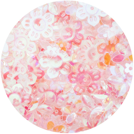 Chloes Creative Cards Floral Sequins - Pinks