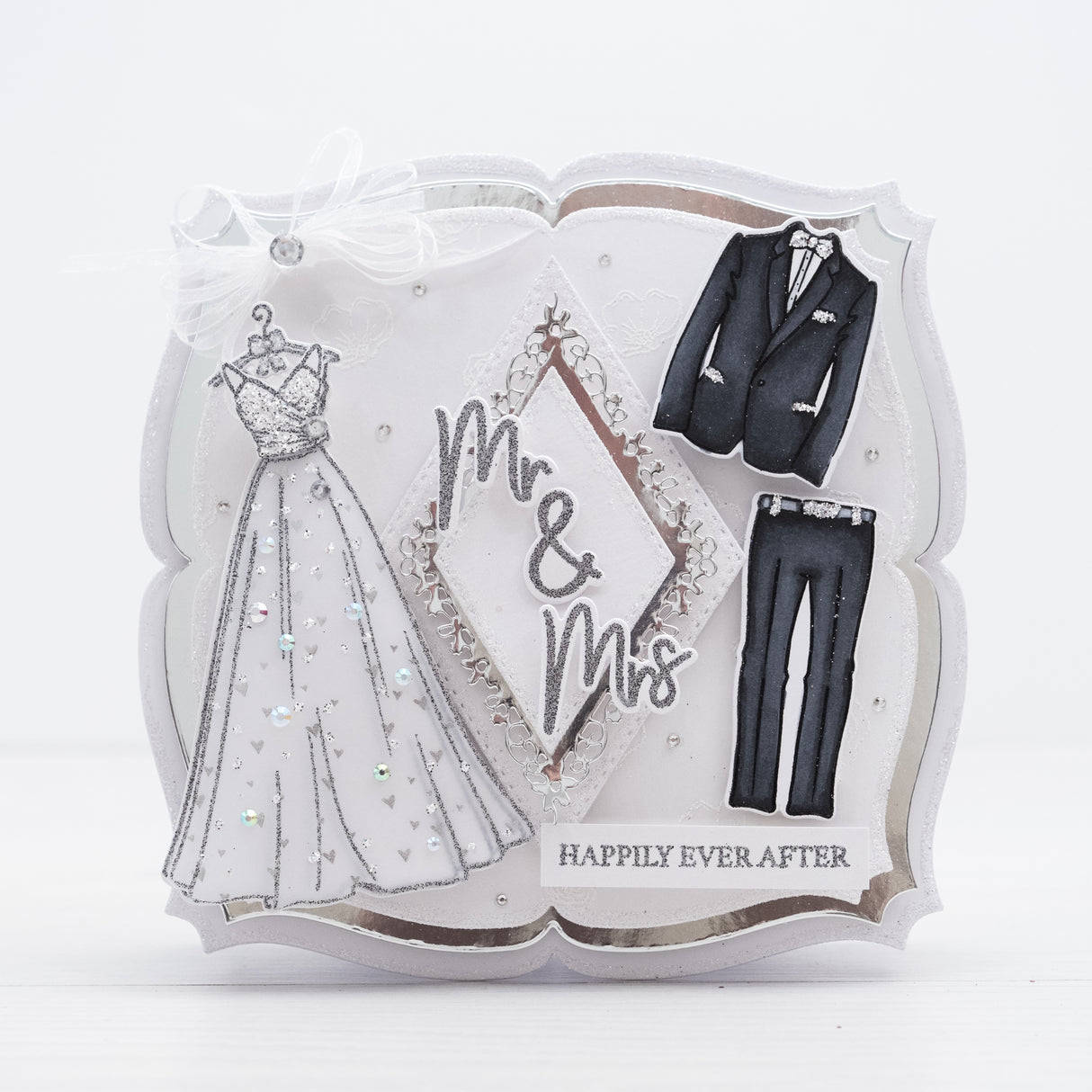 Chloes Creative Cards Die & Stamp Set - Tuxedo and Gown