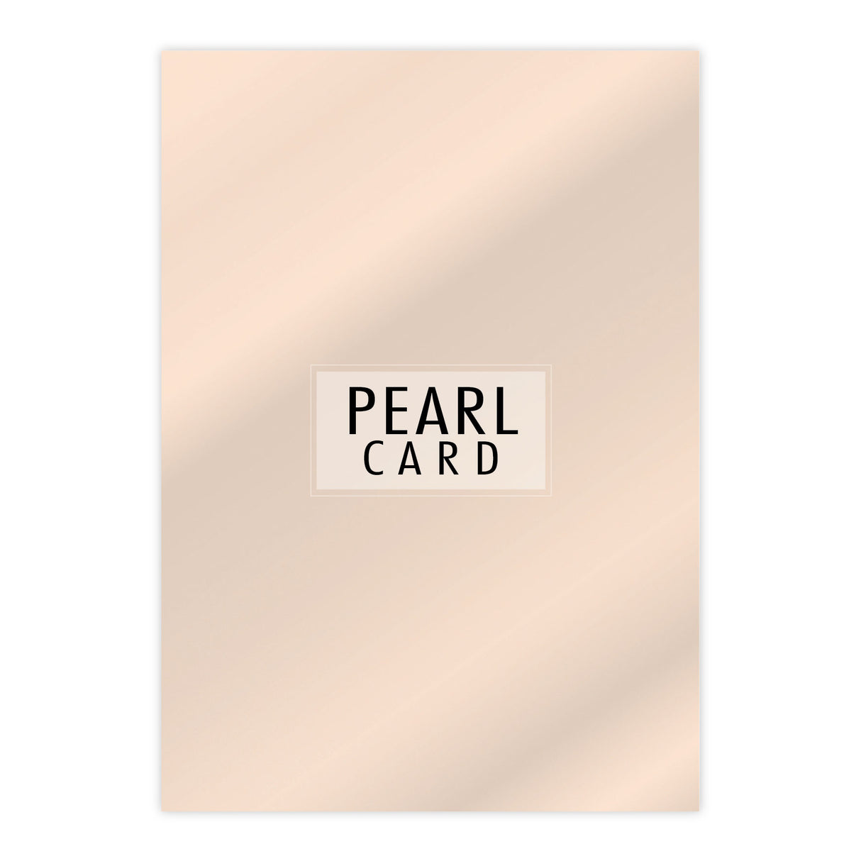 Chloes A4 Luxury Pearl Card 10 Sheets Coral