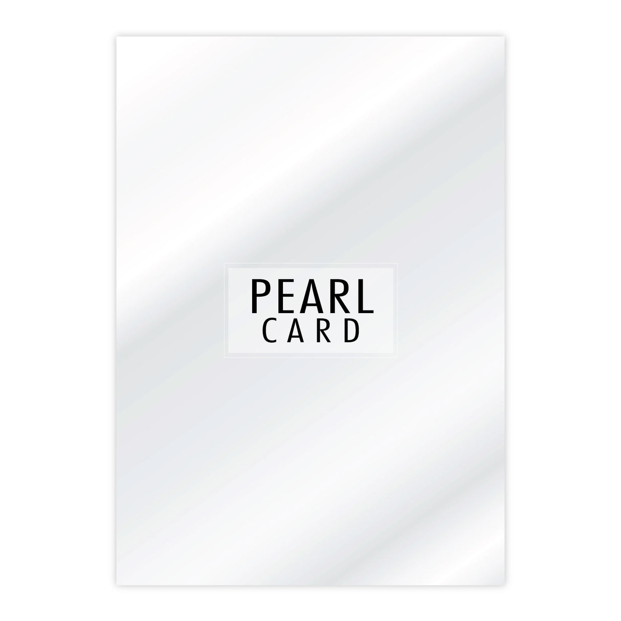 BULK - Chloes A4 Luxury Pearl Card 50 Sheets Crystal White