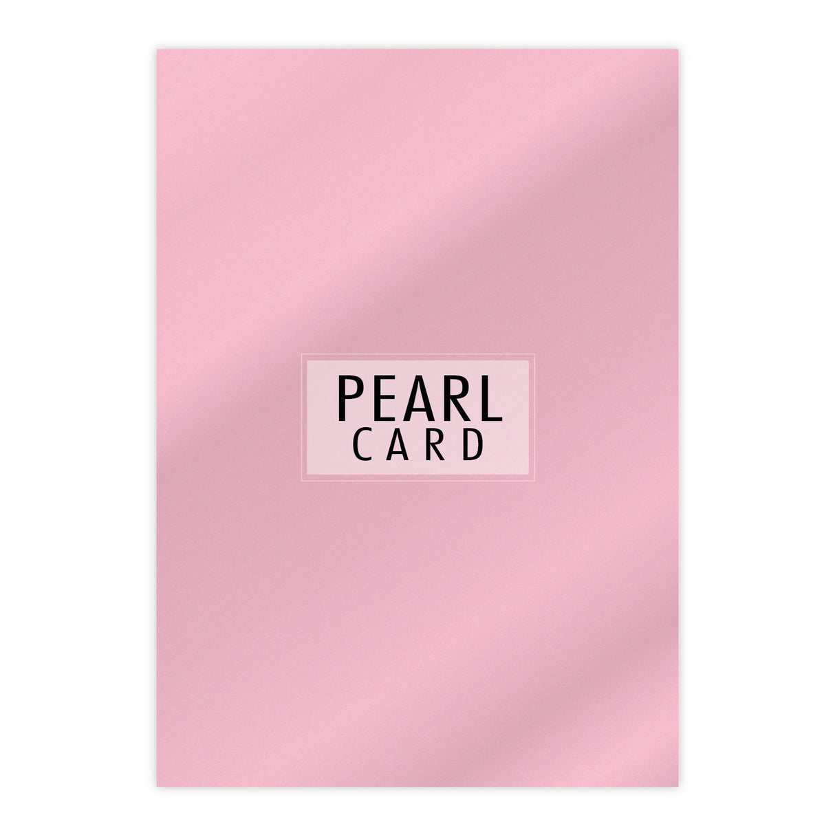 Chloes A4 Luxury Pearl Card 10 Sheets Rose Quartz
