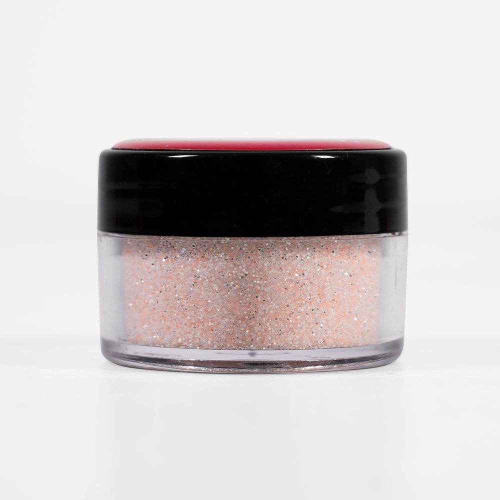 Sugared Peach Sparkelicious Glitter 1/2oz Jar