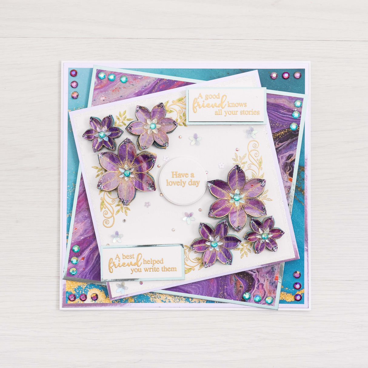 Chloes Creative Cards Die & Stamp Set – Summer Foliage Corner